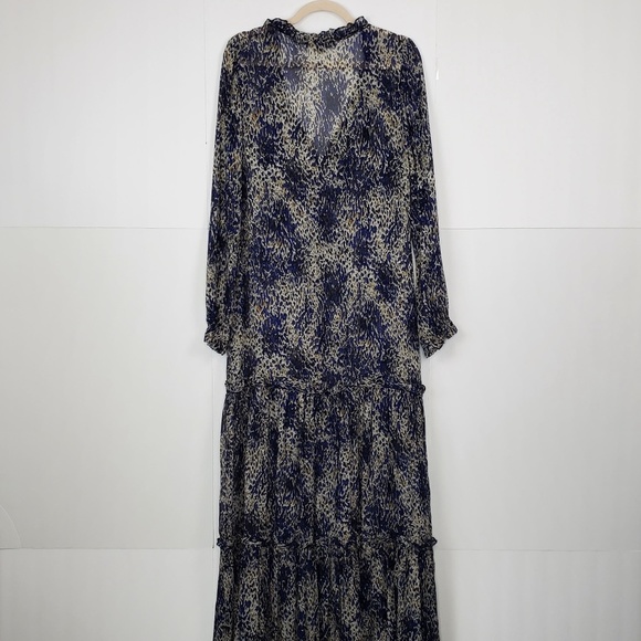 Elizabeth & James Silk Marilyn Maxi Dress Size: 10 - Picture 4 of 14